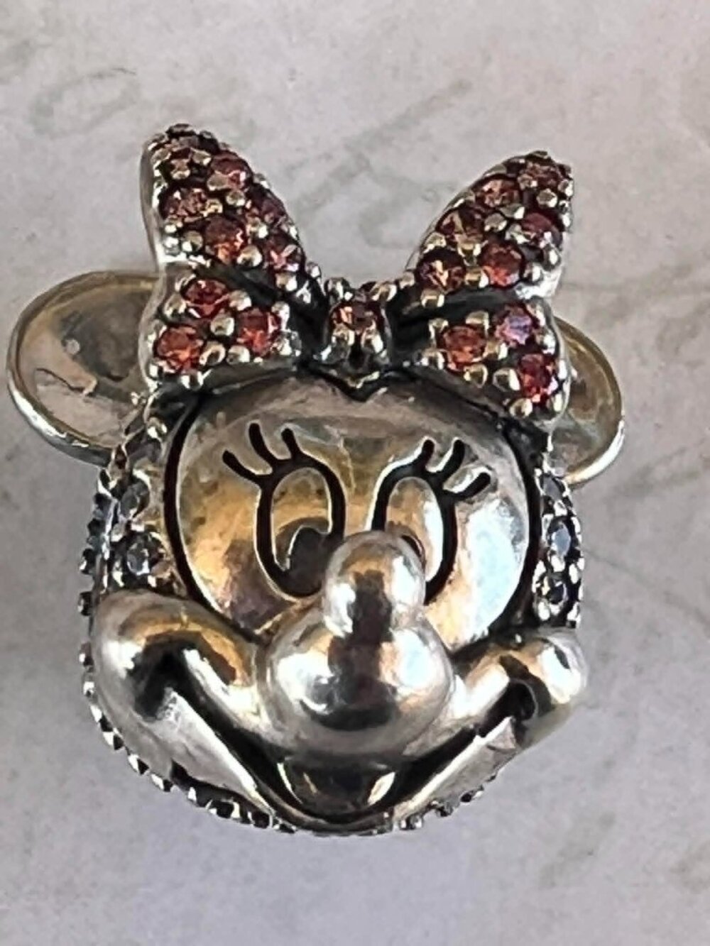 Authentic Pandora Disney Minnie Clip #797496CZS - Picture 2 of 8